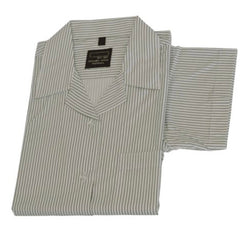 GREEN AND WHTE STRIPED BLOUSE 2 PACK