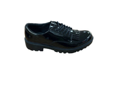 GEOX CASEY GIRL PATENT FRINGE J6620A