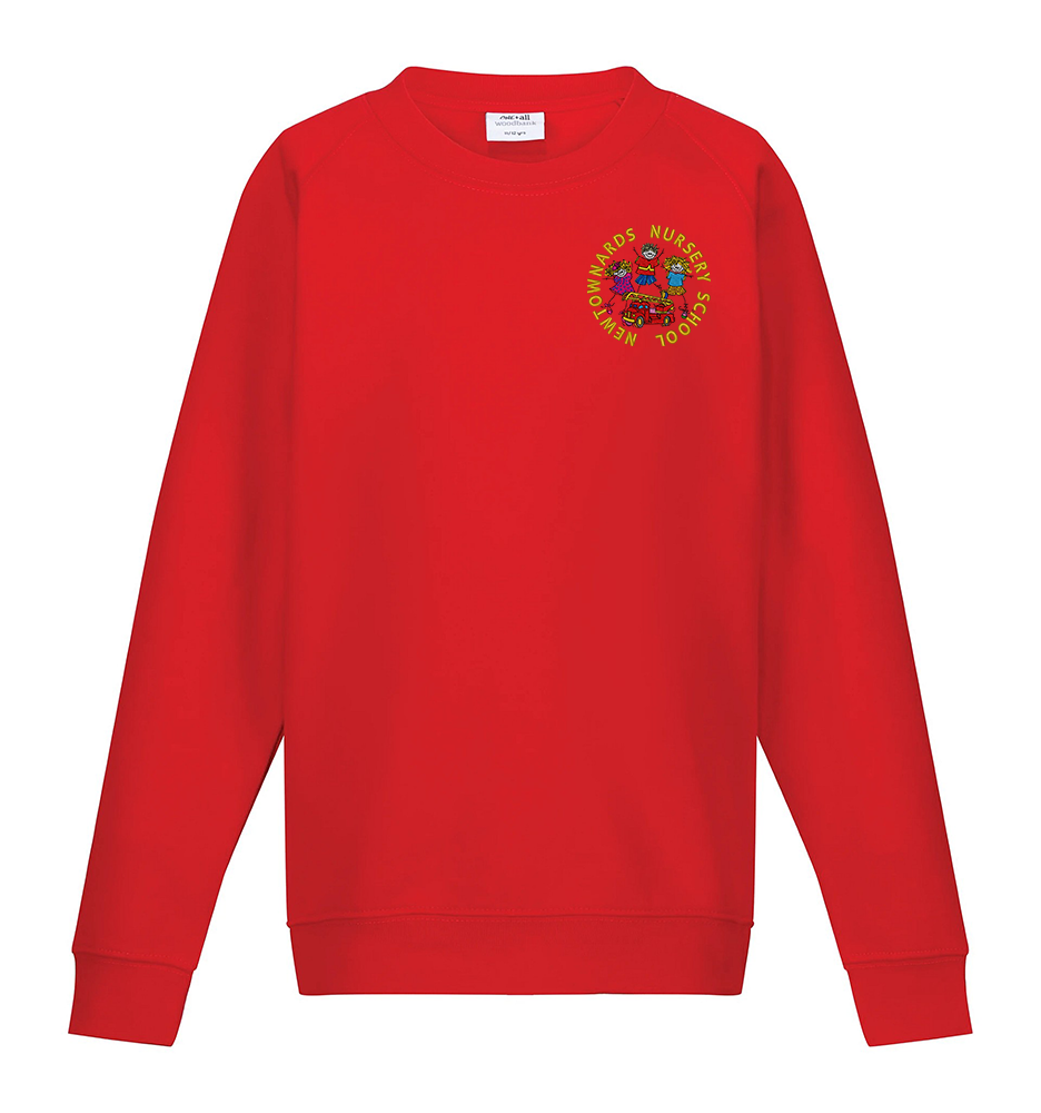 Newtownards Nursery School  sweatshirt - Red