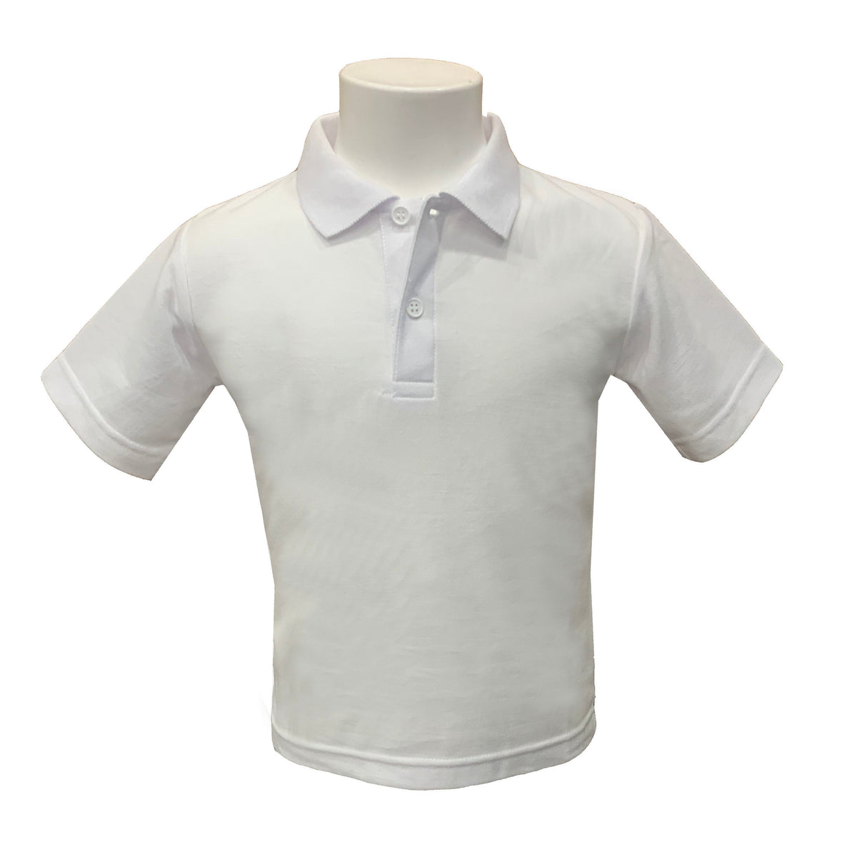 PLAIN POLO SHIRT - WHITE